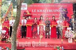 Khai trương Công ty TNHH xây dựng và PCCC Tiên Phong Tuyên Quang