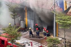 TP. Thái Nguyên: Cháy kho làm giò và xưởng thạch cao