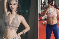 Võ Hạ Trâm khoe cơ bụng 6 múi sau nhiều năm ăn chay trường