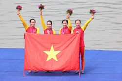 ASIAD 2023: Rowing giành huy chương đầu tiên cho Đoàn Thể thao Việt Nam