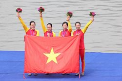 Tay chèo Phạm Thị Huệ: 'Tiếc khi chỉ có HCĐ nhưng đội đã cố gắng hết sức'