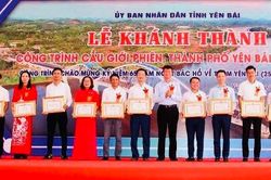Yên Bái đưa cầu thứ 8 bắc qua sông Hồng vào hoạt động