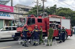 Giải cứu 7 nạn nhân trong vụ sập nhà tại Tp Hồ Chí Minh