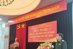 Bệnh viện Bỏng Quốc gia Lê Hữu Trác tổng kết thực hiện Luật Sĩ quan Quân đội nhân dân Việt Nam