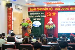 Trường Cao đẳng Du lịch Nha Trang: Khai giảng các khóa đào tạo nghề