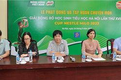 Khởi động Giải bóng rổ học sinh tiểu học Hà Nội lần thứ 17 - Cúp Nestle Milo