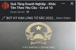 Ngăn chặn tình trạng giả mạo quà tặng của lãnh đạo