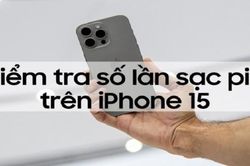 Xác định vòng đời pin trên Iphone 15