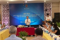 Hội thảo hoàn thiện khung tiêu chí chung đánh giá hiệu quả công tác phổ biến giáo dục pháp luật