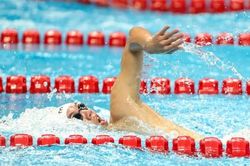 Huy Hoàng hụt HCĐ 1.500m tự do trong 50m cuối