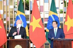 Thủ tướng Phạm Minh Chính và Tổng thống Lula da Silva họp báo chung