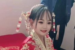 Cô dâu Trung Quốc gây sốc bởi gương mặt trẻ măng như mới 13 tuổi