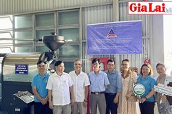 Hỗ trợ máy móc hiện đại trong chế biến cà phê chất lượng cao