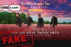 Cảnh báo website giả trang bán vé concert Westlife tại TP.HCM, dấu hiệu nhận biết là gì?