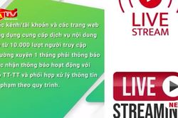 Bổ sung các quy định liên quan đến hoạt động Livestream