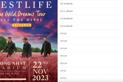Concert Westlife tại Việt Nam cháy vé, trong khi BamBam (GOT7) mở bán 'chật vật'