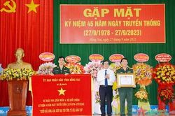Sư đoàn 309 gặp mặt kỷ niệm 45 năm Ngày truyền thống