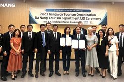 Đà Nẵng và Gangwon (Hàn Quốc) ký kết văn bản hợp tác phát triển du lịch