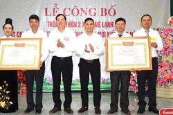 Thôn 1, thôn 2, xã Tông Lạnh đạt chuẩn nông thôn mới kiểu mẫu