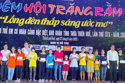 Hơn 600 trẻ em ở các trung tâm bảo trợ xã hội vui Tết Trung thu