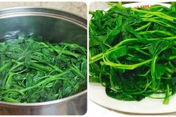 Nên mở hay đậy nắp xoong khi luộc rau?