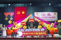 Sôi nổi Hội thi 'Dân vận khéo' ở Sư đoàn 9, Quân đoàn 4