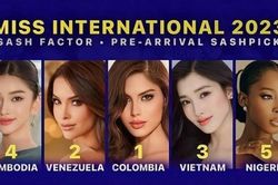 Á hậu Phương Nhi được dự đoán sẽ lọt top 3 Miss International 2023