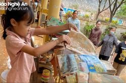Hàng trăm học sinh Quỳ Châu mất hết sách vở, đồ dùng cá nhân sau lũ