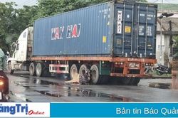 Triệu Phong: Một phụ nữ thiệt mạng do va chạm xe đầu kéo