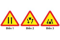 Biển nào báo hiệu kết thúc đường đôi?