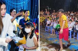 Sao Việt đón Trung thu: Xuân Bắc dầm mưa lội bùn, chị đẹp 'The New Mentor' làm từ thiện