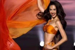 Người đẹp Miss Universe Vietnam khoe đường cong với phần thi áo tắm