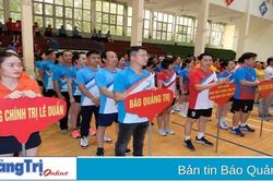 Khối thi đua các cơ quan Đảng: Khai mạc giải bóng chuyền hơi nam nữ năm 2023