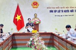 Đoàn ĐBQH tỉnh Kiên Giang tổ chức Hội nghị lấy ý kiến dự thảo Luật Tài nguyên nước (sửa đổi)