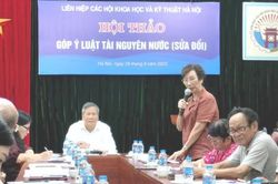 Sửa Luật Tài nguyên nước: Cần rà soát kỹ, tránh sự chồng chéo