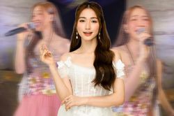 Diện váy gợi cảm đi hát, nhan sắc Hòa Minzy khiến dân tình suýt không nhận ra