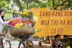 Lãng mạn Thu Hà Nội qua những gánh hàng rong