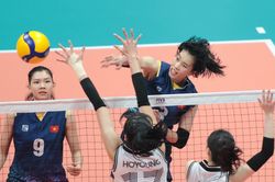 Tuyển bóng chuyền nữ Việt Nam ngược dòng quật ngã Hàn Quốc ở Asiad