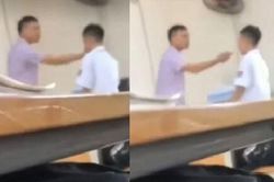 Xôn xao clip thầy giáo xúc phạm học sinh trên bục giảng