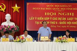 Cử tri Đồng Nai đóng góp nhiều ý kiến tâm huyết vào các dự án Luật