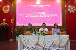 Đại biểu Quốc hội tỉnh Khánh Hòa tiếp xúc cử tri huyện Khánh Sơn trước Kỳ họp thứ 6, Quốc hội khóa XV