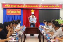 Kiểm tra công tác phòng, chống bệnh sốt rét tại huyện Khánh Vĩnh