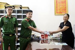 Công an huyện Phú Lương: Chủ động tìm, trao trả tài sản cho người bị rơi