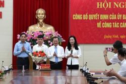Quảng Ninh công bố quyết định về công tác cán bộ