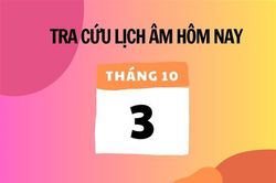Xem lịch âm hôm nay 3/10 và ngày mai