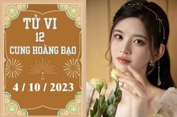 Tử vi vui 12 cung hoàng đạo ngày 4/10: Thiên Bình tiêu cực, Sư Tử chán nản
