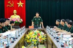 Đại tướng Lương Cường chủ trì Hội nghị giao ban Tổng cục Chính trị Quân đội nhân dân Việt Nam tháng 9-2023