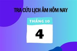 Xem lịch âm hôm nay 4/10 và ngày mai