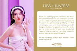 Thúy Vân có 'hành động lạ' trước bài đăng xem xét kết quả thi của Miss Universe