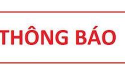 Thông báo gia hạn thời gian nộp hồ sơ